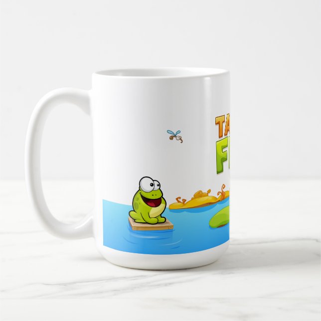 Tap the Frog - pond mug (Left)