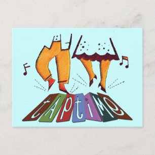 Tap Time Postcard
