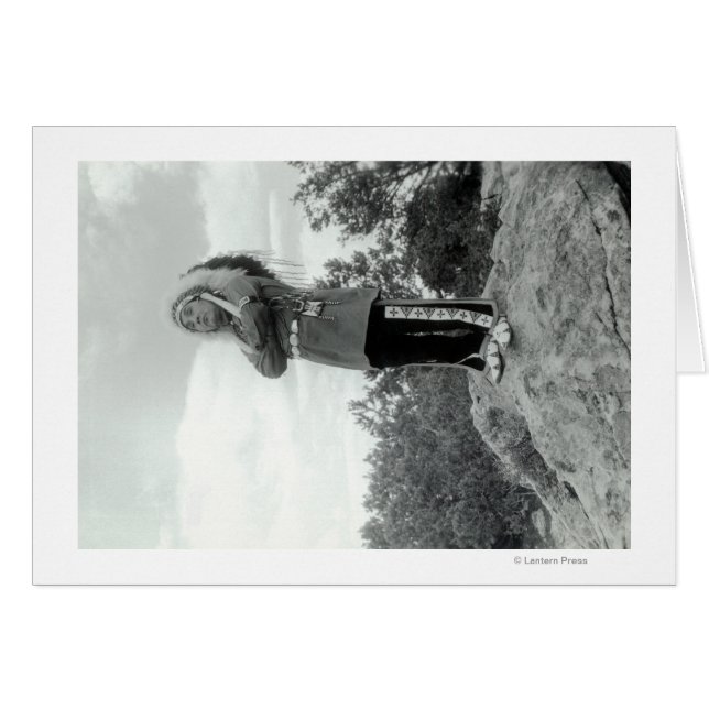 Tap-Tu-Ka Posing, Famous Indian Tenor (Front Horizontal)