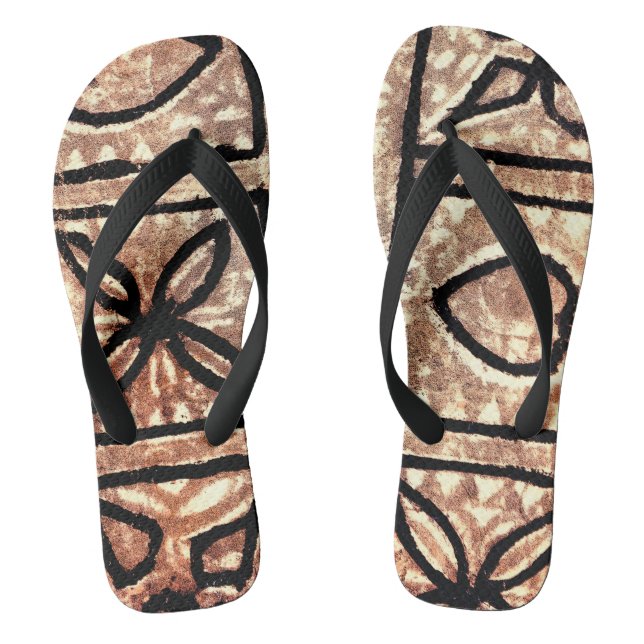 Tapa Flip Flops (Footbed)