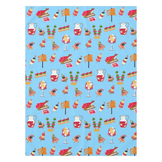  Tapas Party Tablecloth (Front)