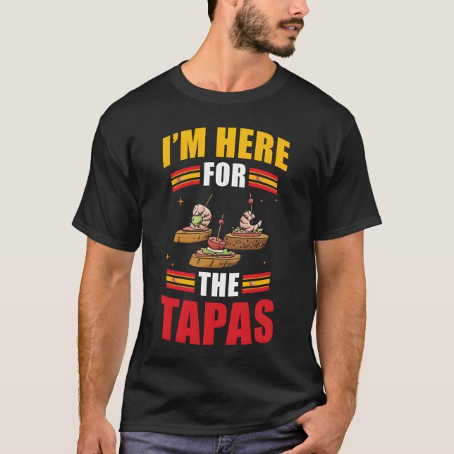 Tapas Spanish Food Spain Dishravel friend T-Shirt (Front)