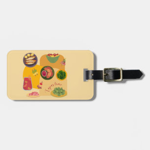 Tapas Time Luggage Tag
