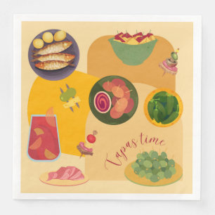  Tapas Time Napkin