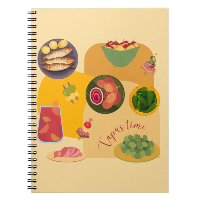  Tapas Time Notebook (Front)