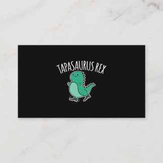 Tapasaurus Rex Tap Dance Dinosaur Dino Business Card