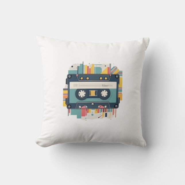 Tape cassette & radio  cushion (Front)