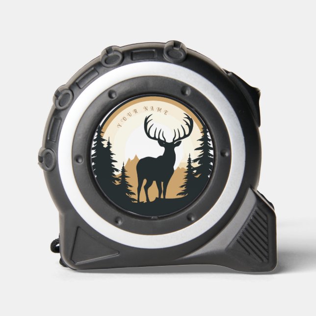 Tape Measure Deer - Personalised - Add Name 1 (Front)
