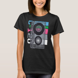 Tape Mixtape Retro Cassette 1980 Music 80s 90s Coo T-Shirt