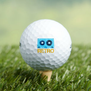 Tape Retro Look For Vintage Cassette 80s Party Golf Balls