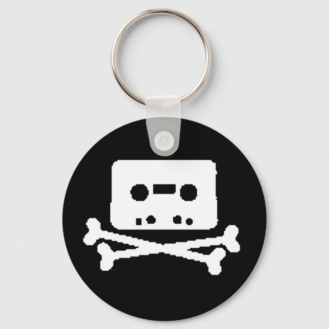 tape skull key ring (Front)