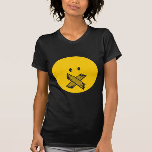 Taped Mouth Emoji T-Shirt
