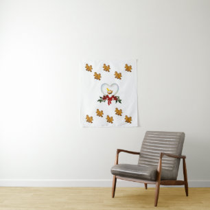 Tapestries Christmas Gingerbread Man