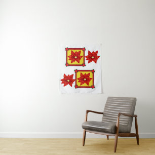 Tapestries Poinsettia