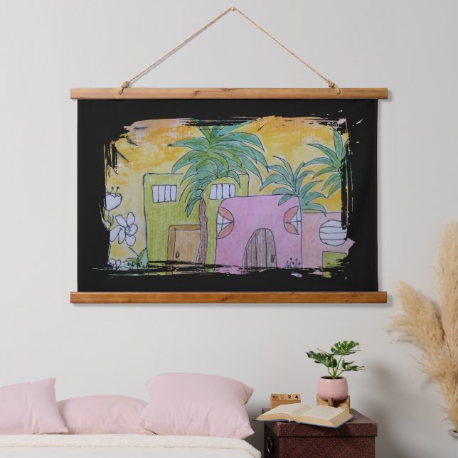 Tapestry - Beach Huts Paint Swatch (Bedroom)