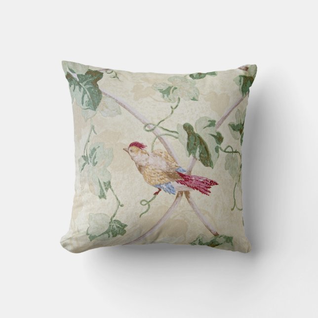 Tapestry Bird Cushion (Front)
