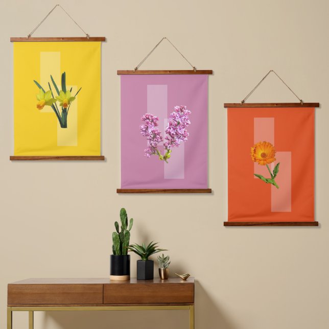 Tapestry - Botanical Images (Asymmetrical)