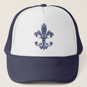 Tapestry Fleur de lis 1 Trucker Hat