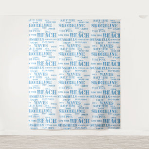 Tapestry Hanging in Perriette aqua blue