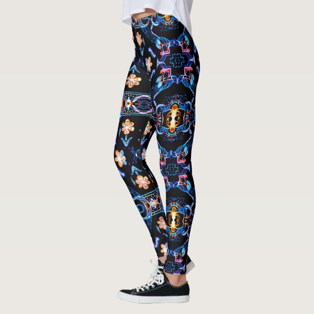 Tapestry Kaleidoscope  Leggings (Left)