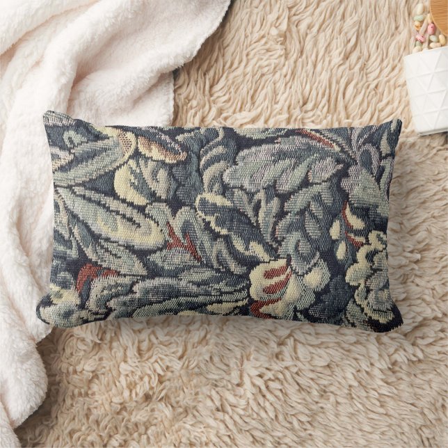 Tapestry Leaves Throw Pillow (Blanket)