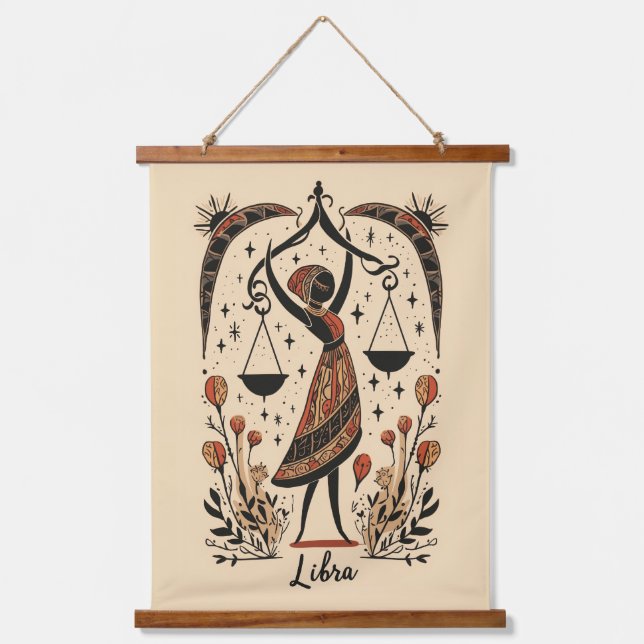 Tapestry Libra Celestial Zodiac Art (Front)