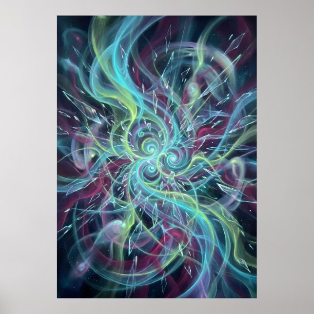 Tapestry of Choices Spirit Energy Art Poster (Front)