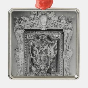 Tapestry of coat of arms of French Royal Family Metal Tree Decoration