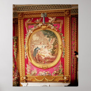 Tapestry panel depicting Cupid and Psyche Poster