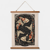 Tapestry Pisces Celestial Zodiac Art