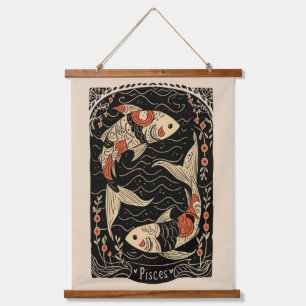 Tapestry Pisces Celestial Zodiac Art