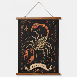 Tapestry Scorpio Celestial Zodiac Art