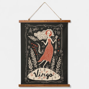 Tapestry Virgo Celestial Zodiac Art