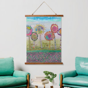Tapestry - Whimsical Flowers