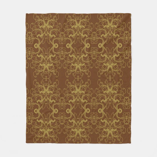 Tapete - Vintage baroque style illustration Fleece Blanket (Front)