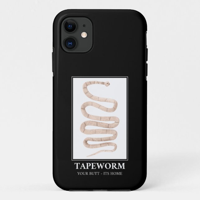 Tapeworm Your Butt its home Case-Mate iPhone Case (Back)