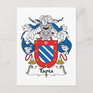 Tapia Family Crest Postcard