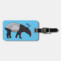 Tapir cartoon illustration