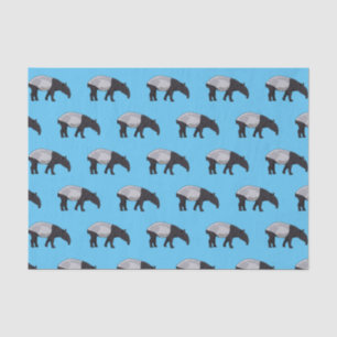 Tapir cartoon illustration tissue paper