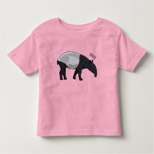 Tapir cartoon illustration toddler T-Shirt