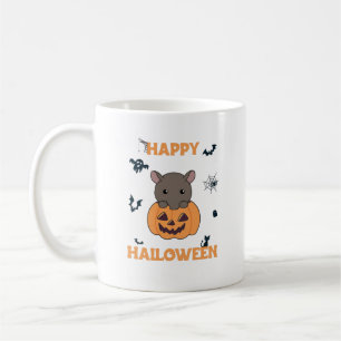 Tapir In Pumpkin Cute Tapire Happy Halloween Coffee Mug