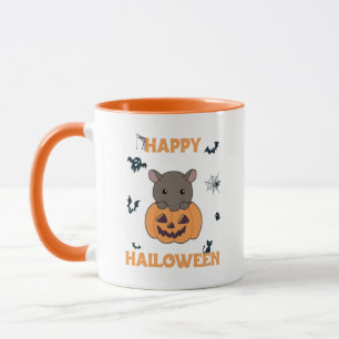 Tapir In Pumpkin Cute Tapire Happy Halloween Mug