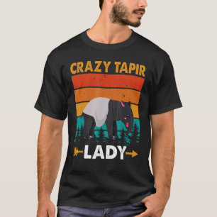 Tapir Lady Mammal From South America Wildlife T-Shirt
