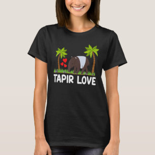 Tapir Love Mammal From South America Wildlife T-Shirt