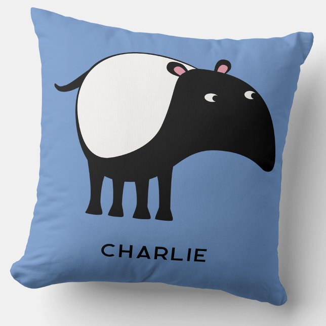 Tapir Personalised Name Cushion (Creator Uploaded)