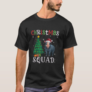 Tapir Squad Boys Girls Kids Christmas Tree Lights T-Shirt