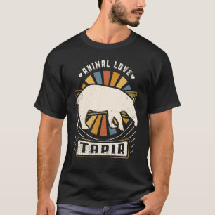 Tapir Vintage Classic Retro Animal T-Shirt