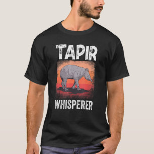 Tapir Whisperer Mammal From South America Wildlife T-Shirt