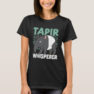 Tapir Whisperer Wildlife Animal Zookeeper Tapir   T-Shirt