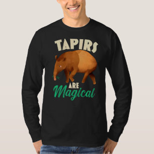 Tapirs Are Magical Wildlife Animal Zookeeper T-Shirt